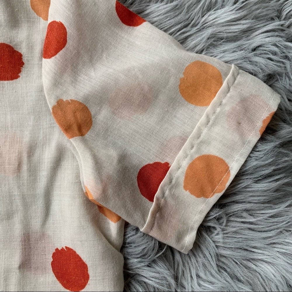 Vintage COS COB Polka Dot 1970’s USA Button Down - Picture 8 of 14